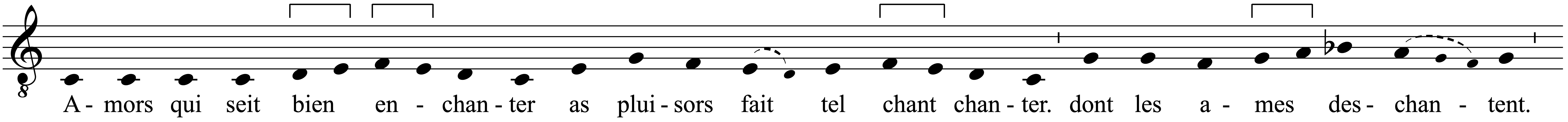 Work musical notation